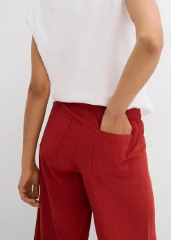 Damen bonprix Hosen|Bekleidung·Kleider|Culotte mit elastischem Bund aus Viskose-Mix
