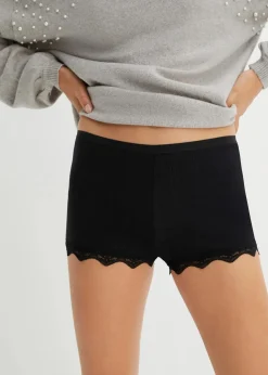 Online Damen Boxer aus leichter Baumwolle mit Spitze (3er Pack) Damen Wäsche·Baumwollunterwäsche|Wäsche·Höschen
