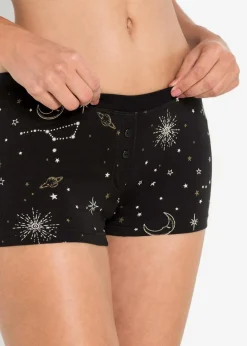 Damen bonprix Wäsche·Baumwollunterwäsche|Wäsche·Höschen|Damen Boxer (4er Pack)