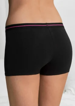 Outlet Damen Boxer (4er Pack) Damen Wäsche·Baumwollunterwäsche|Wäsche·Höschen
