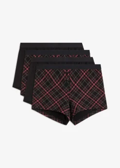 Clearance Damen Boxer mit Baumwolle (4er Pack) Damen Wäsche·Baumwollunterwäsche|Wäsche·Höschen