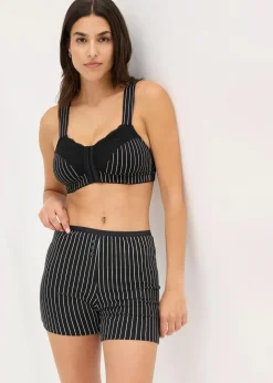 Damen bonprix Wäsche·Baumwollunterwäsche|Baumwollunterwäsche|Damen Taillen Boxer mit längerem Bein (4er Pack)
