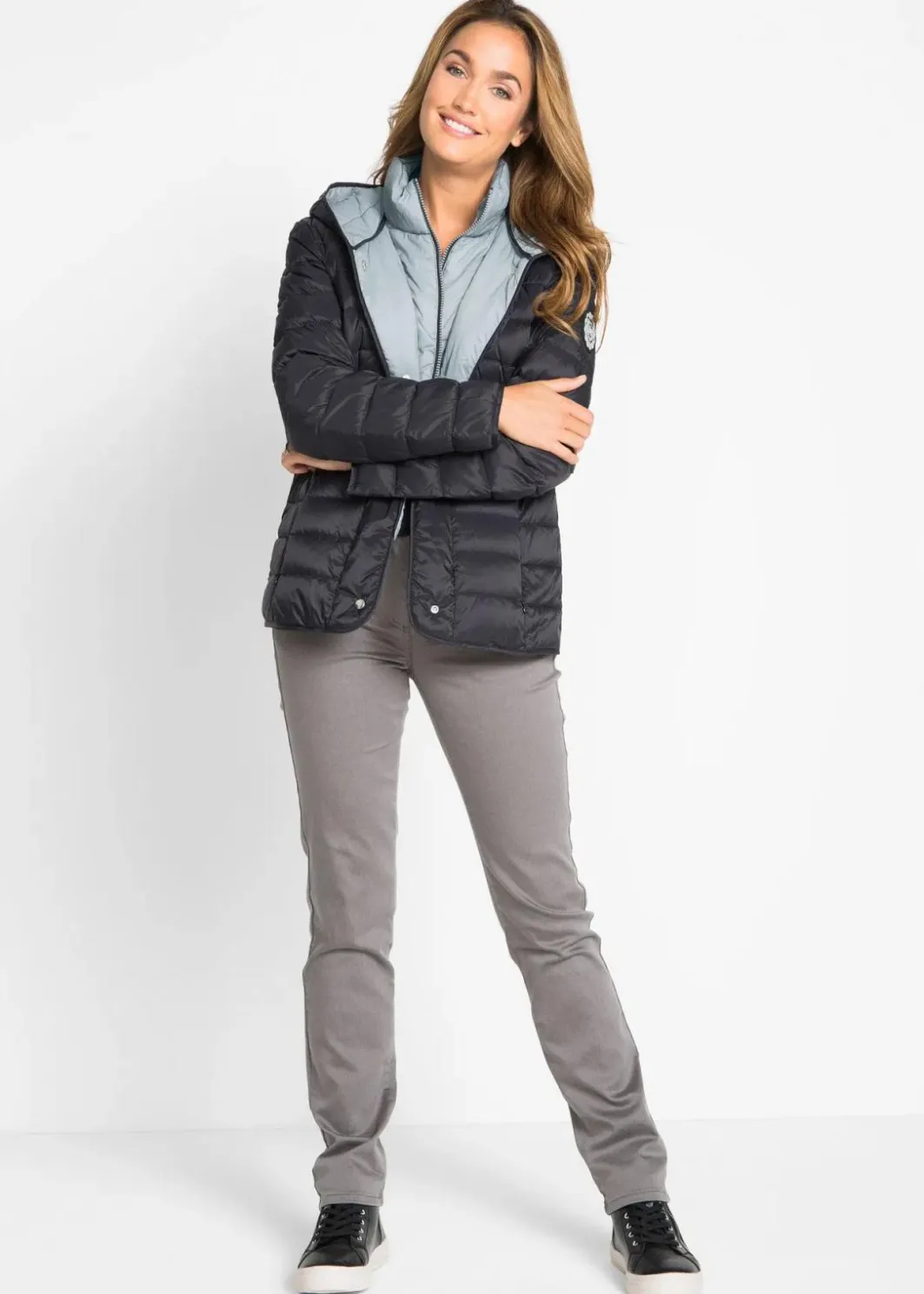 Best Daunenjacke in 2-in-1 Optik Damen Jacken & Mäntel