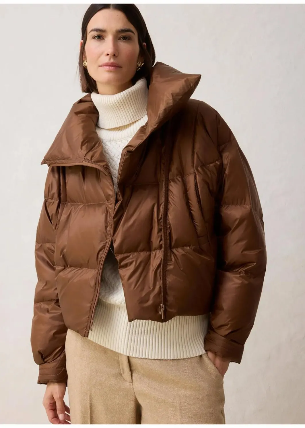 Damen bonprix Bekleidung·Hosen|Nachhaltigere Materialien|Daunenjacke mit recycelten Daunen wasserabweisend