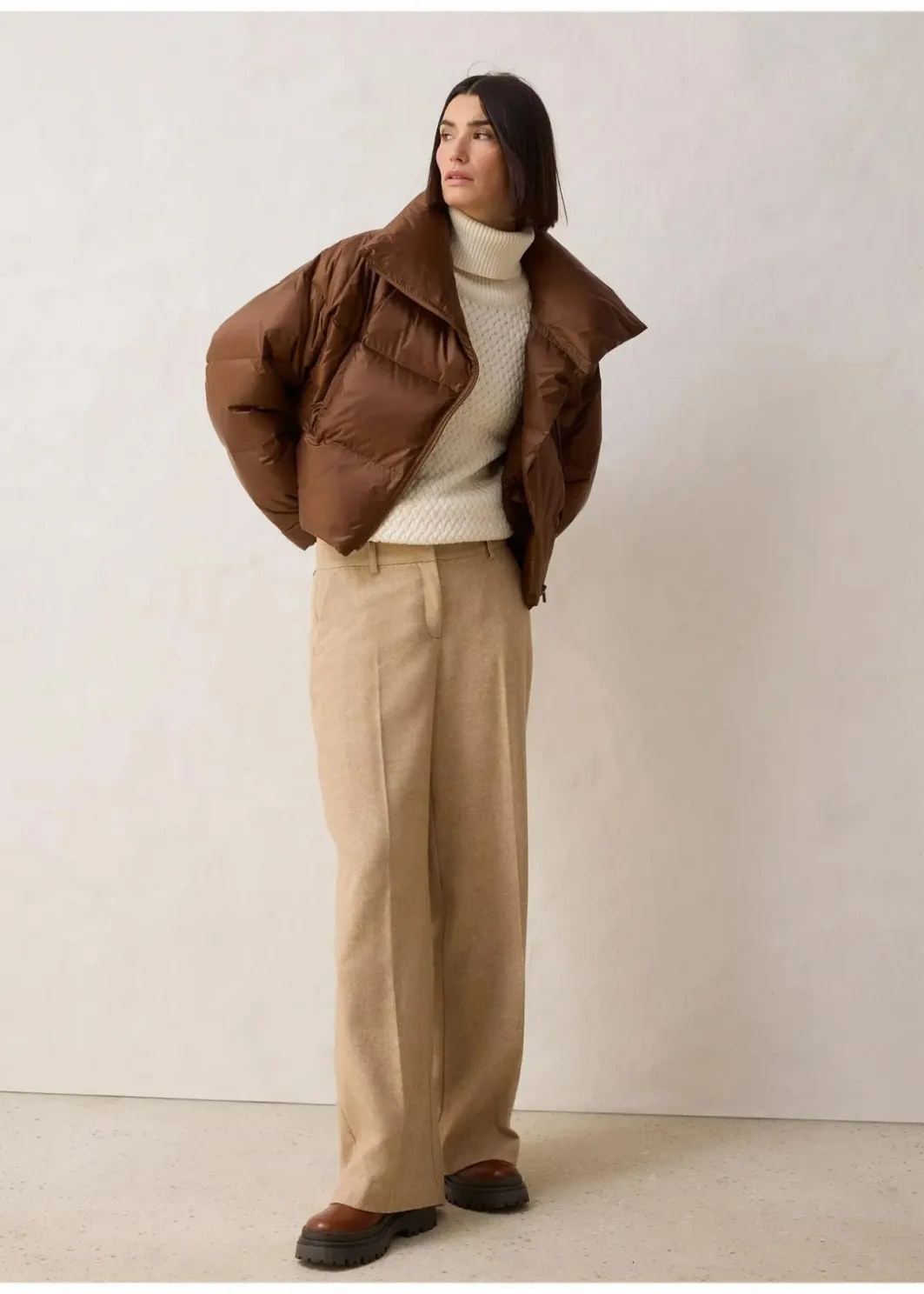 Damen bonprix Bekleidung·Hosen|Nachhaltigere Materialien|Daunenjacke mit recycelten Daunen wasserabweisend
