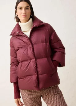 Damen bonprix Jacken & Mäntel|Premium|Daunenjacke mit recycelten Daunen​ und Strickärmeln