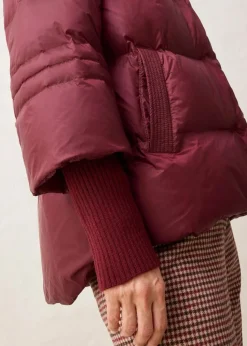 Damen bonprix Jacken & Mäntel|Premium|Daunenjacke mit recycelten Daunen​ und Strickärmeln