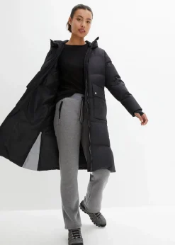 Outlet Daunenmantel mit reflektierenden Details Damen Jacken & Mäntel|Nachhaltigere Materialien