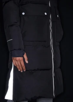 Damen bonprix Jacken & Mäntel|Nachhaltigere Materialien|Daunenmantel mit reflektierenden Details