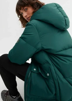 Daunenmantel mit reflektierenden Details Damen Jacken & Mäntel|Nachhaltigere Materialien