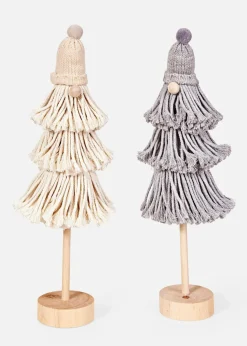 bonprix Wohnaccessoires|Weihnachtsdeko & -Textilien·Beleuchtung|Deko-Figur Wichtel in Zotteloptik (2er Pack)