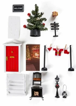 bonprix Sehr Beliebt|Wohnaccessoires|Deko-Objekt Minatur Wichteltür mit Zubehör (20-tlg.Set)