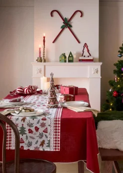 bonprix Wohnaccessoires|Weihnachtsdeko & -Textilien·Beleuchtung|Deko-Objekt Weihnachtsbaum mit Zuckerguss Optik
