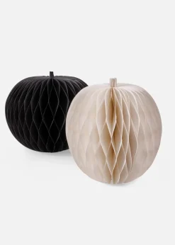 Outlet Deko-Objekte Papier-Kürbisse (2-tlg. Set) Wohnaccessoires