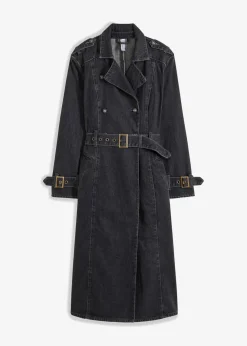 Damen bonprix Jacken & Mäntel|Bekleidung·Hosen|Denim Trenchcoat