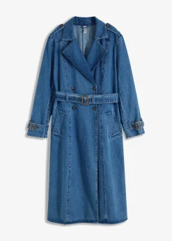 Damen bonprix Bekleidung·Hosen|Jacken & Mäntel|Denim Trenchcoat