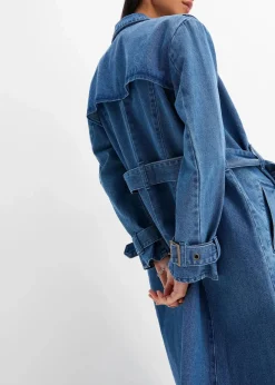 Damen bonprix Bekleidung·Hosen|Jacken & Mäntel|Denim Trenchcoat
