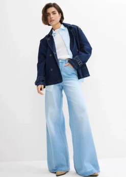 Clearance Denim Trenchjacke Damen Jacken & Mäntel