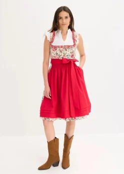 Clearance Dirndl mit bestickter Schürze (2-tlg. Set) Damen Bekleidung·Pullover & Strickjacken|Kleider
