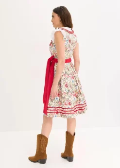 Clearance Dirndl mit bestickter Schürze (2-tlg. Set) Damen Bekleidung·Pullover & Strickjacken|Kleider