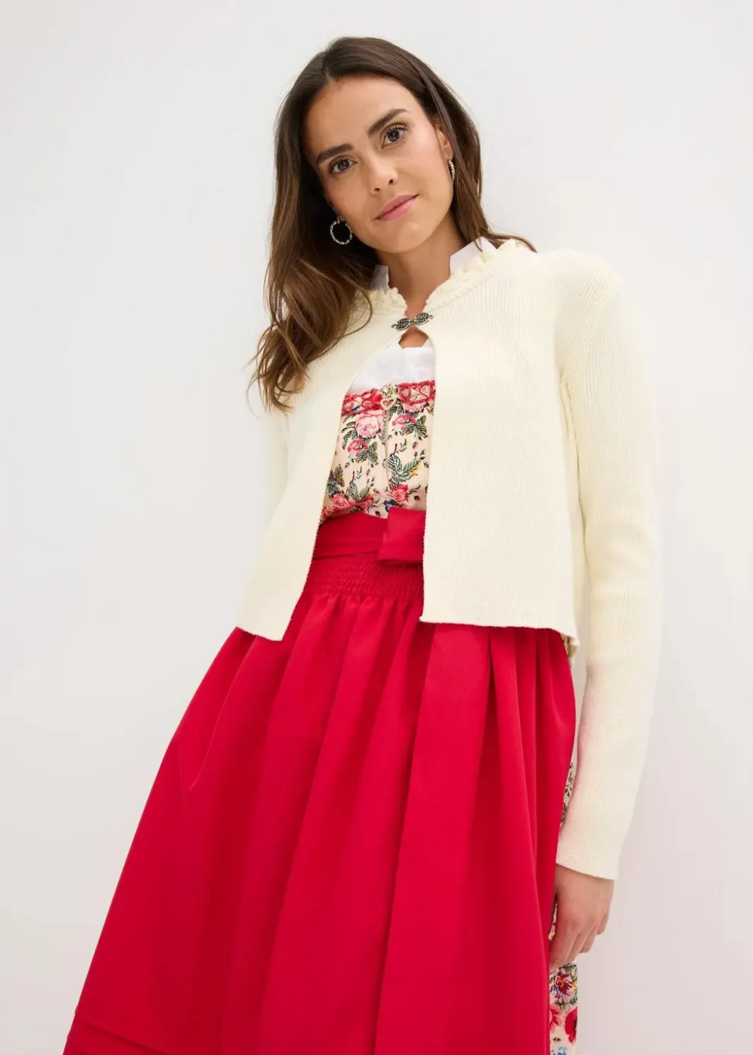 Clearance Dirndl mit bestickter Schürze (2-tlg. Set) Damen Bekleidung·Pullover & Strickjacken|Kleider