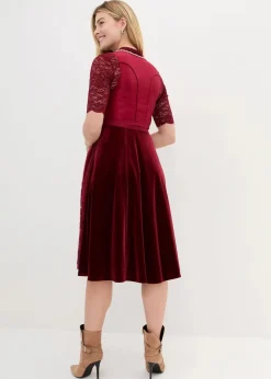 Clearance Dirndl mit bestickter Schürze (2-tlg. Set) Damen Kleider|Bekleidung·Pullover & Strickjacken