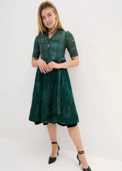 Discount Dirndl mit bestickter Schürze (2-tlg. Set) Damen Bekleidung·Pullover & Strickjacken|Kleider