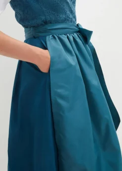Sale Dirndl mit Jacquardmuster und Schürze in Midilänge (2-tlg.Set) Damen Bekleidung·Pullover & Strickjacken|Kleider
