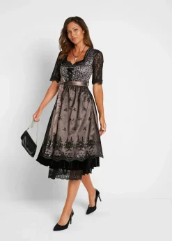Discount Dirndl mit Leomuster Damen Kurzgrößen|Bekleidung·Pullover & Strickjacken