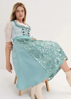 Hot Dirndl mit Pailletten Schürze (2-tlg.Set) Damen Kleider|Bekleidung·Pullover & Strickjacken