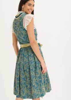 Damen bonprix Kleider|Bekleidung·Pullover & Strickjacken|Dirndl mit Pailletten Schürze (2-tlg.Set)