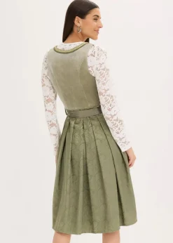 Damen bonprix Bekleidung·Pullover & Strickjacken|Kleider|Dirndl mit Pailletten Schürze (2-tlg.Set)
