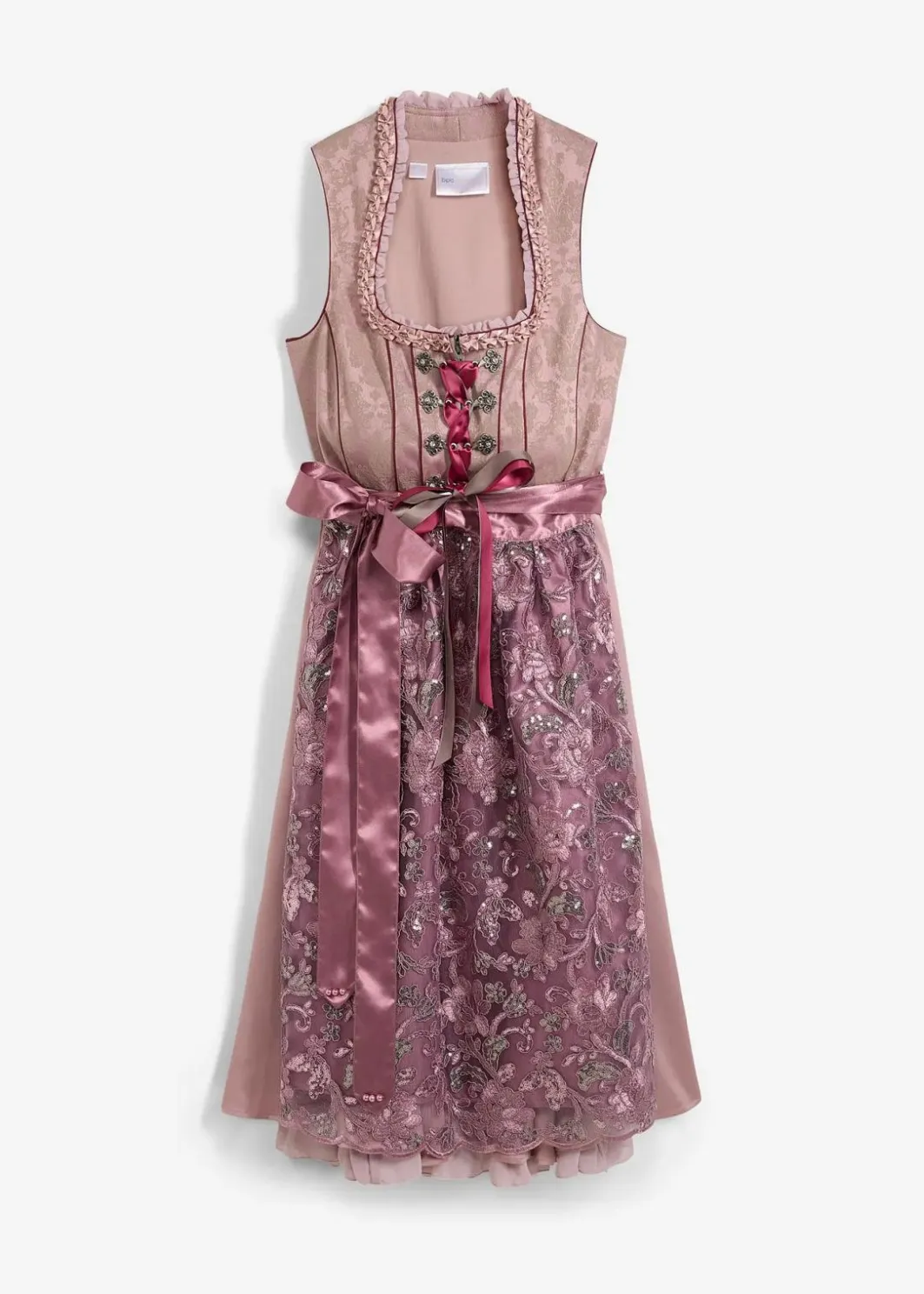 Damen bonprix Bekleidung·Pullover & Strickjacken|Kleider|Dirndl mit Pailletten-Schürze