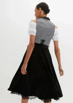 Discount Dirndl mit Samtrock (2-tlg.Set) Damen Bekleidung·Pullover & Strickjacken|Kleider