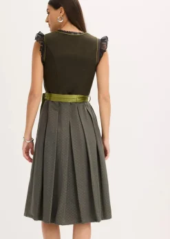 Outlet Dirndl und Schürze (2-tlg.Set) Damen Bekleidung·Pullover & Strickjacken|Kleider