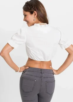 Clearance Dirndlbluse Damen Bekleidung·Jacken & Mäntel|Blusen & Tuniken