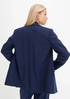 New Doppelreihiger Blazer aus Viskose-Mix Damen Bekleidung·Basics|Blazer