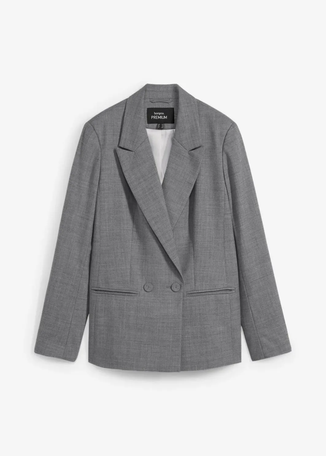 Damen bonprix Bekleidung·Basics|Blazer|Doppelreihiger Wollblazer