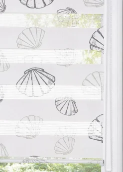 bonprix Rollos|Doppelrollo mit Muscheldruck