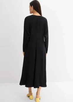 New Drapiertes Midikleid Damen Kleider|Bekleidung·Pullover & Strickjacken