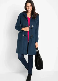Damen bonprix Jacken & Mäntel|Bekleidung·Hosen|Dufflecoat in Wolloptik