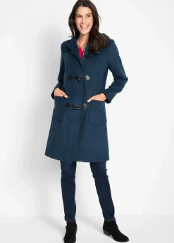Damen bonprix Jacken & Mäntel|Bekleidung·Hosen|Dufflecoat in Wolloptik