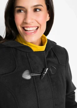 Online Dufflecoat in Wolloptik Damen Bekleidung·Hosen|Jacken & Mäntel