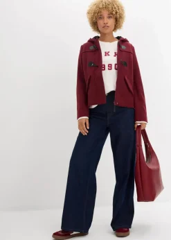 Damen bonprix Jacken & Mäntel|Bekleidung·Hosen|Duffle-Jacke, Wollimitat