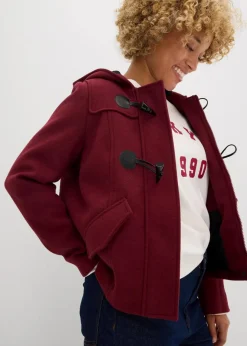 Damen bonprix Jacken & Mäntel|Bekleidung·Hosen|Duffle-Jacke, Wollimitat