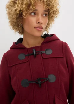 Damen bonprix Jacken & Mäntel|Bekleidung·Hosen|Duffle-Jacke, Wollimitat