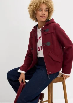 Damen bonprix Jacken & Mäntel|Bekleidung·Hosen|Duffle-Jacke, Wollimitat