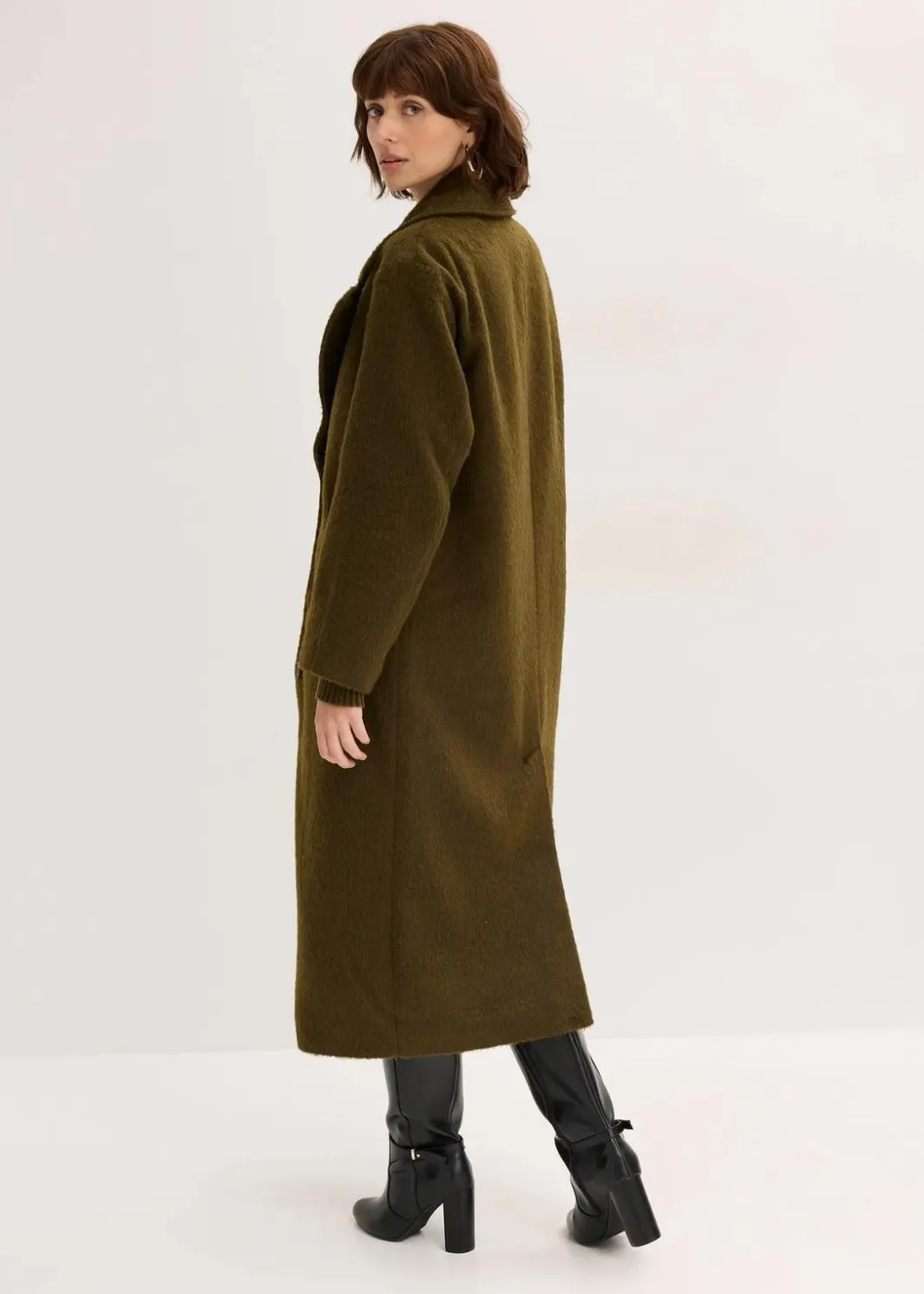 Damen bonprix Bekleidung·Hosen|Jacken & Mäntel|Einreihiger Oversize-Mantel