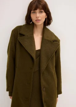 Damen bonprix Bekleidung·Hosen|Jacken & Mäntel|Einreihiger Oversize-Mantel
