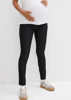 Hot Elastische Umstands-Leggings in Jeansoptik Damen Bekleidung·Blazer|Umstandsmode